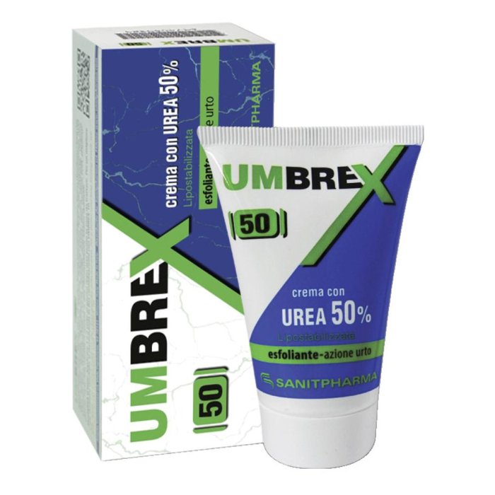 Sanitpharma Umbrex - 50 Crema con urea Trattamento Cheratoriduttore 50 ml