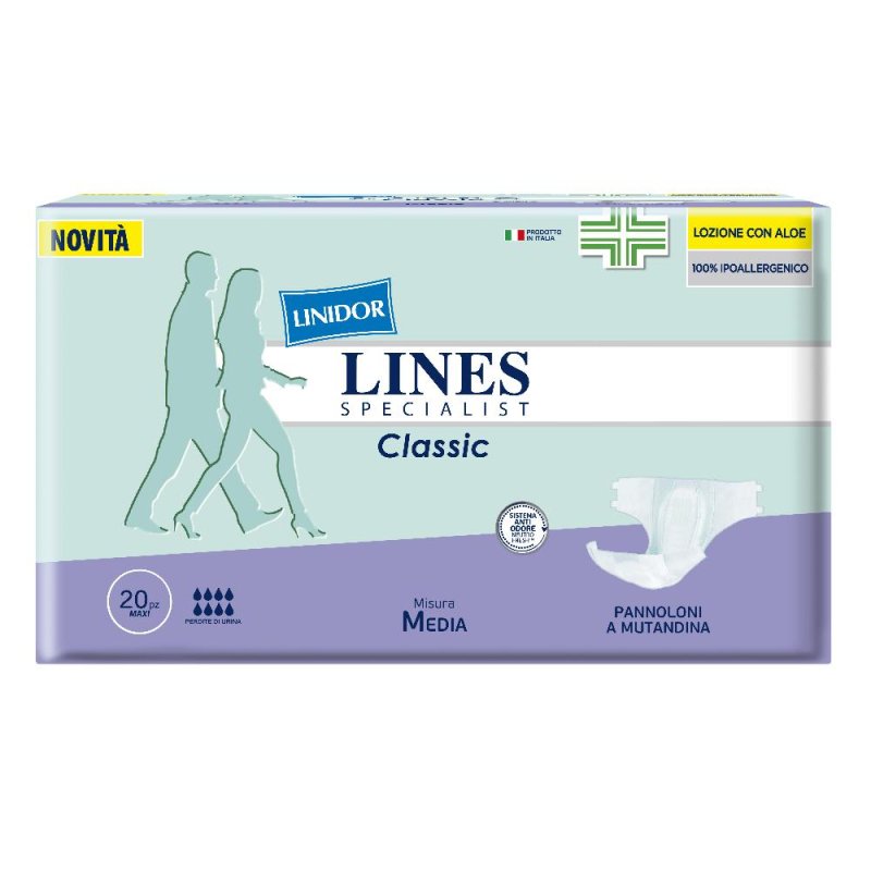 LINES CLAS PANN MAXI M 20PZ LINES CLAS PANN MAXI M 20PZ