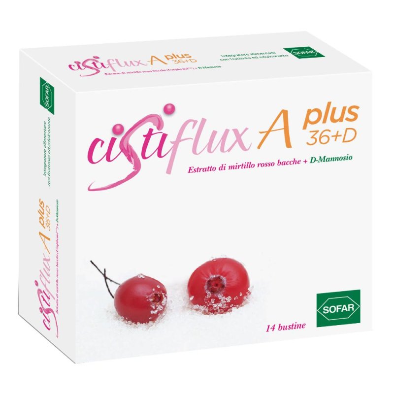 Cistiflux A Plus 36 D Integratore Alimentare Sofar  14 Bustine