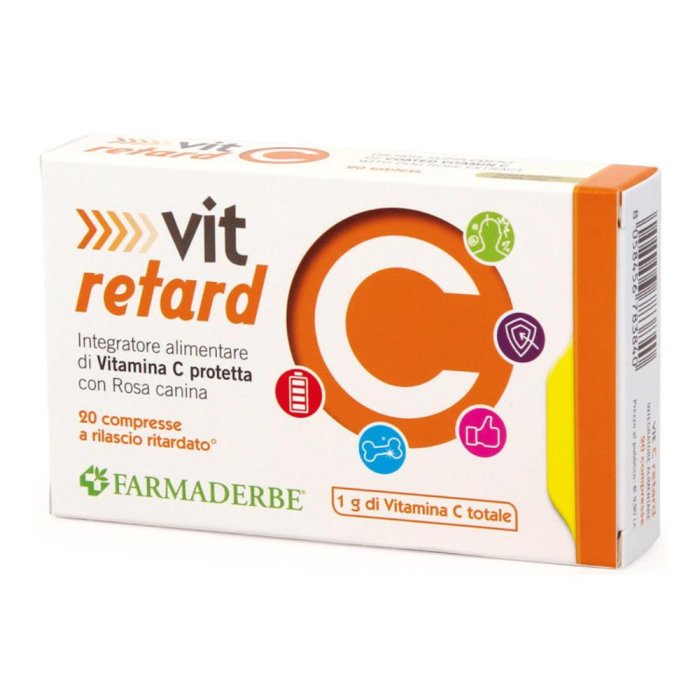 C Retard Integratore di Vitamina C a Rilascio Prolungato 20 Compresse FDB