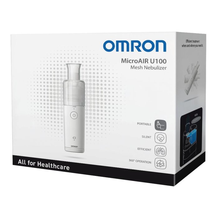Omron MicroAir U100 Nebulizzatore Portatile Aerosol a Batteria 1 Pezzo