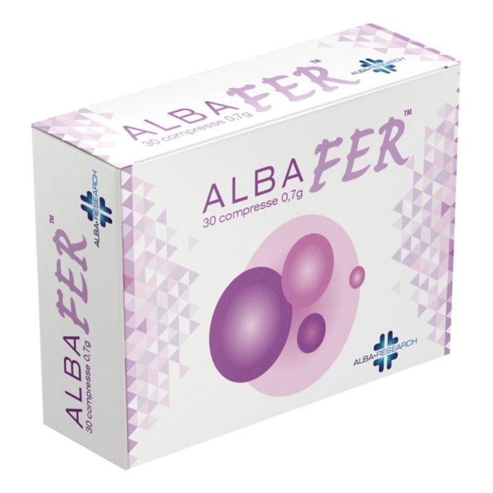 Albafer 30 compresse - integratore di ferro con vitamine e minerali