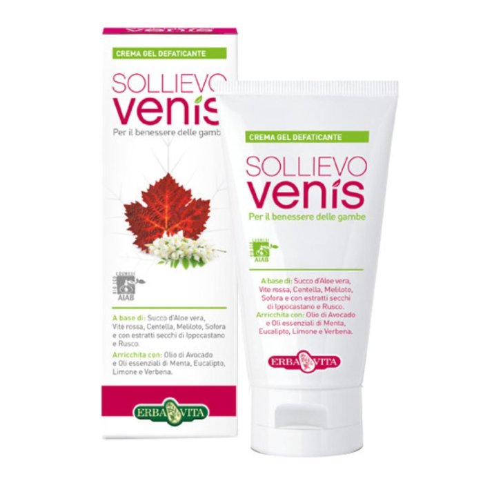 Erba Vita Linea Benessere Gambe Sollievo Venis Crema Gel Defaticante 100 ml