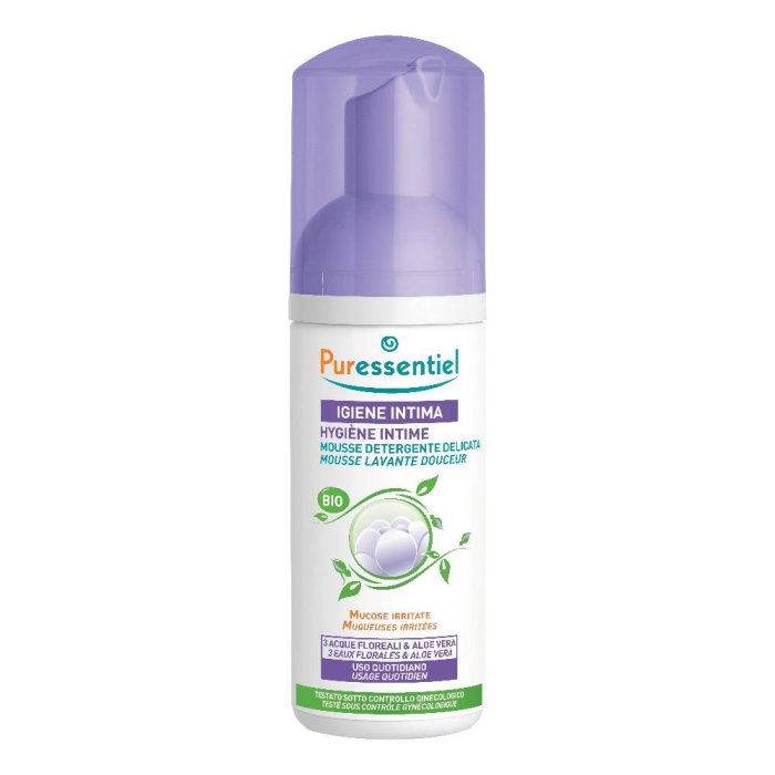 Puressentiel Igiene Intima Mousse Detergente Delicata Bio 150 ml