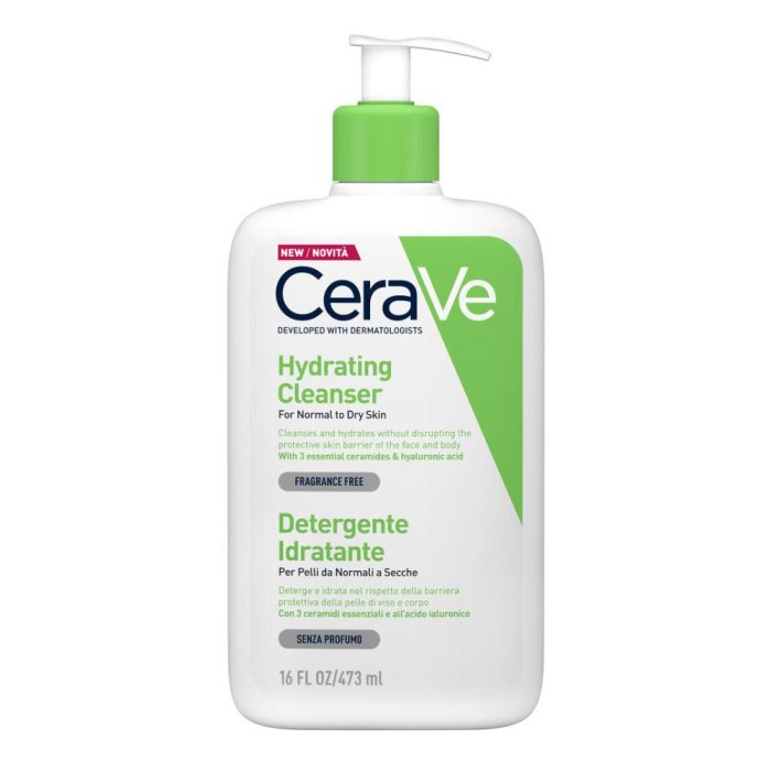 CeraVe Detergente Cosmetique Active  Viso e Corpo Idratante 473ml