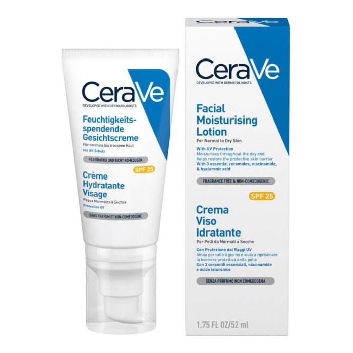 CeraVe  Trattamento Viso SPF25 Facial Moisturizing Crema Idratante 50 ml