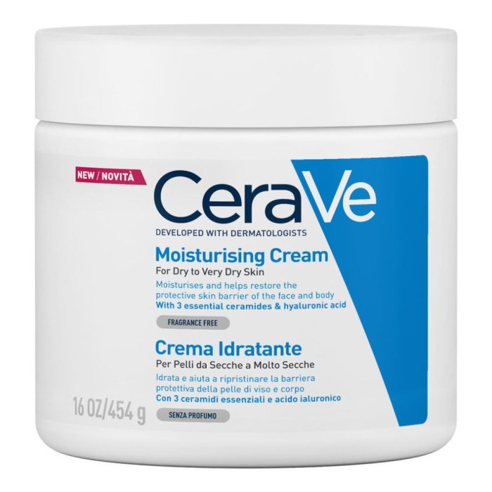 Cosmetique CeraVe Active Crema Cerave Idratante Pelle Secca Corpo e Viso 454ml