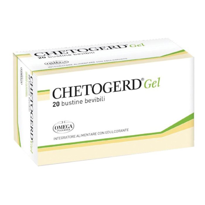 Chetogerd Gel - Integratore per il Benessere Digestivo  20 stick 