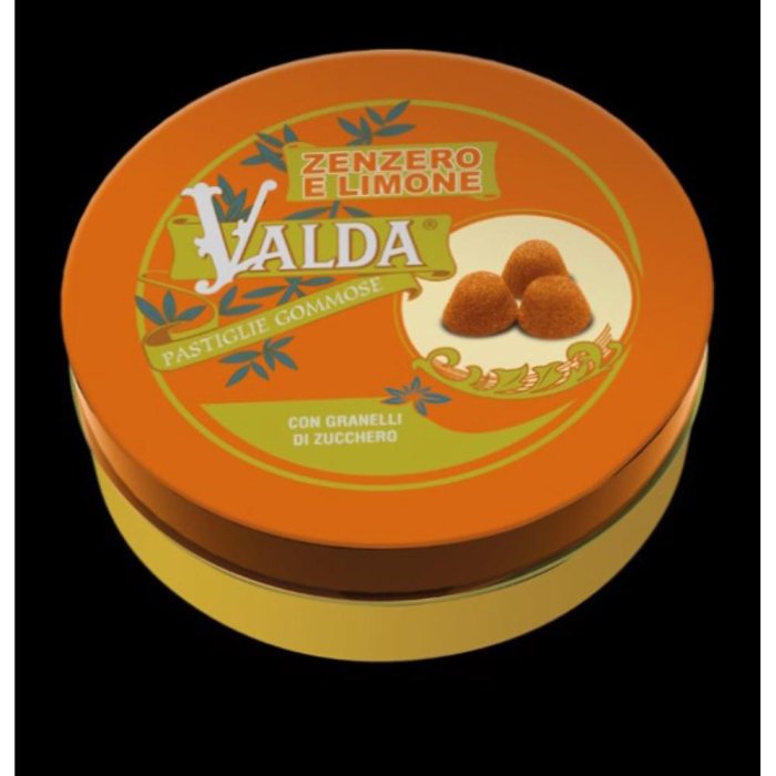 Perrigo Italia Benessere delle Vie Respiratorie Valda Zenzero e Limone Caramelle Gommose con Zucchero 50 g