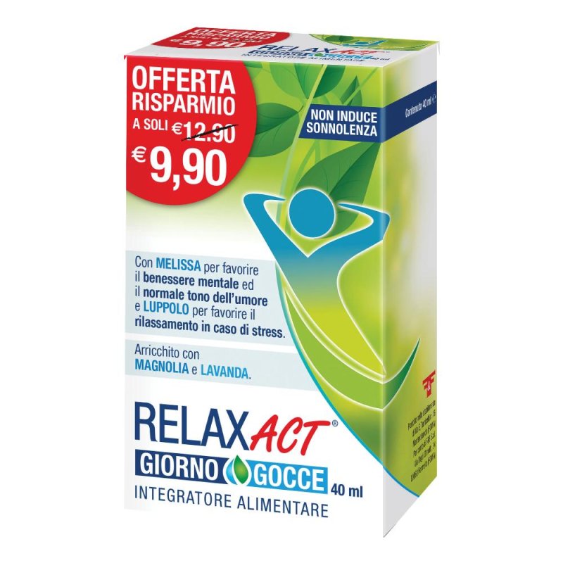 Linea Act Relax Act Giorno Gocce Integratore Alimentare 40 ml