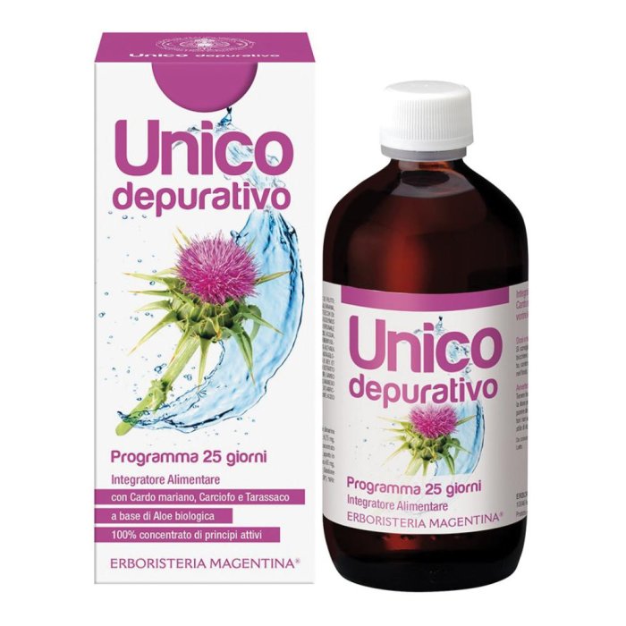 Erboristeria Magentina Unico - Depurativo Integratore Depurativo 250 ml