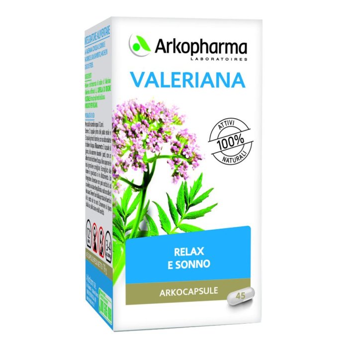 Arkopharma Arkocapsule Valeriana Integratore Alimentare 45 Capsule