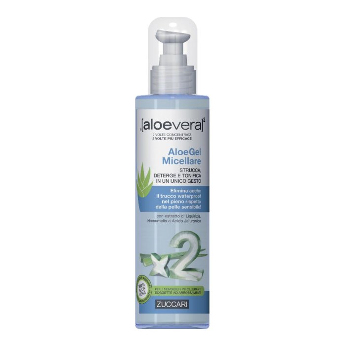 Zuccari Aloevera2 - AloeGel Micellare Struccante 200 ml