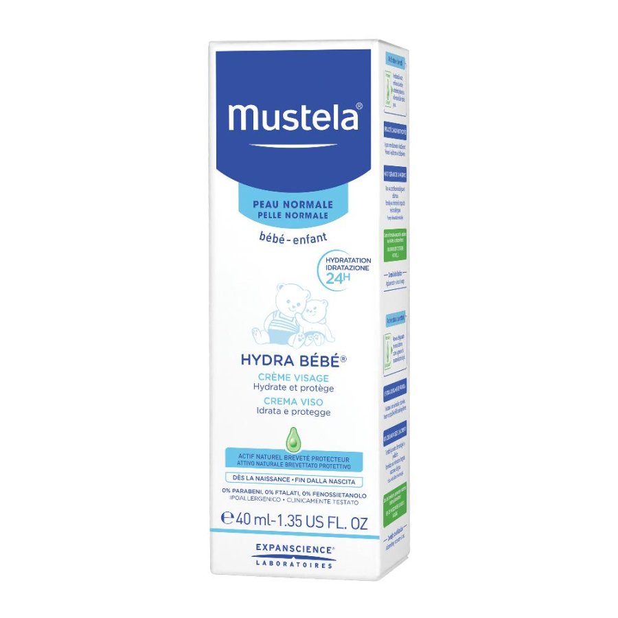 Mustela Pelli Normali Hydra Bebé Crema Idratante Lenitiva Viso 40 ml Mustela Pelli Normali Hydra Bebé Crema Idratante Lenitiva Viso 40 ml