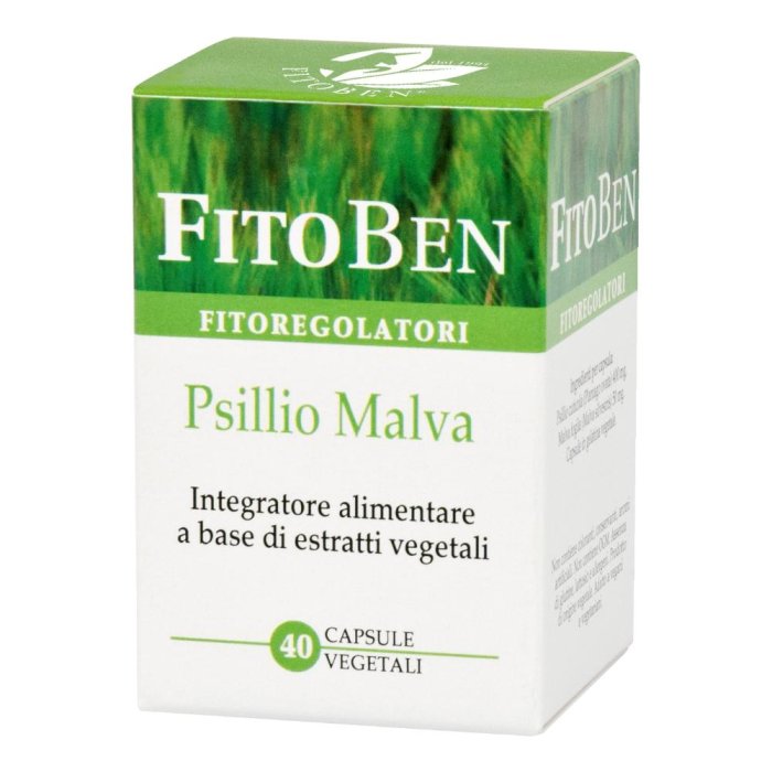 Psillio Malva 40 capsule vegetali - integratore di psillio e malva per regolarità intestinale
