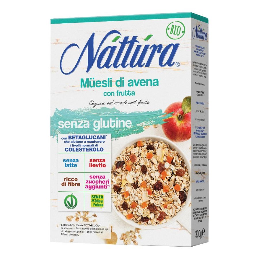 NATTURA Muesli Avena Frutta300 NATTURA Muesli Avena Frutta300