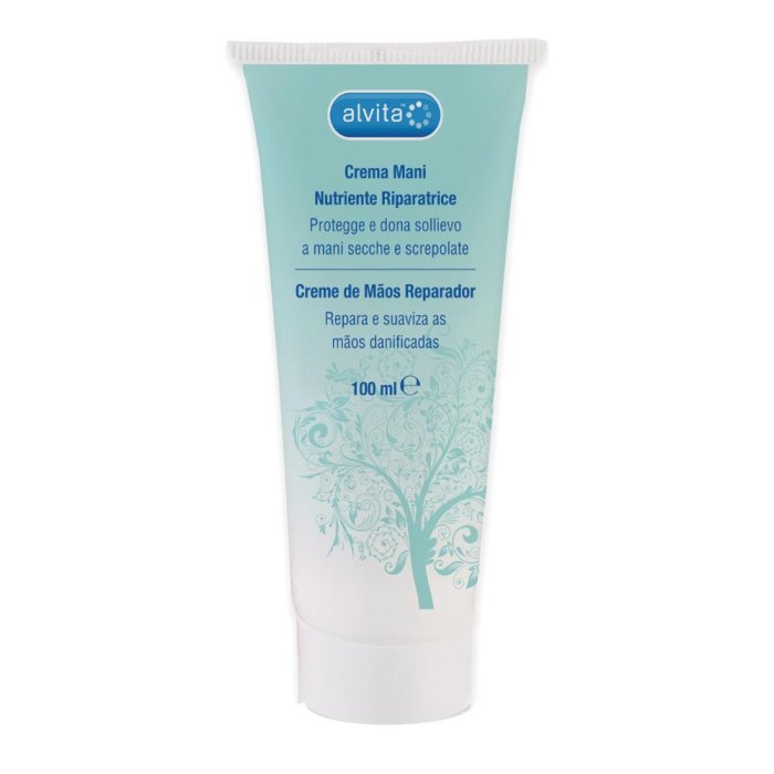 Alvita crema mani nutriente 100 ml - crema mani per pelle secca