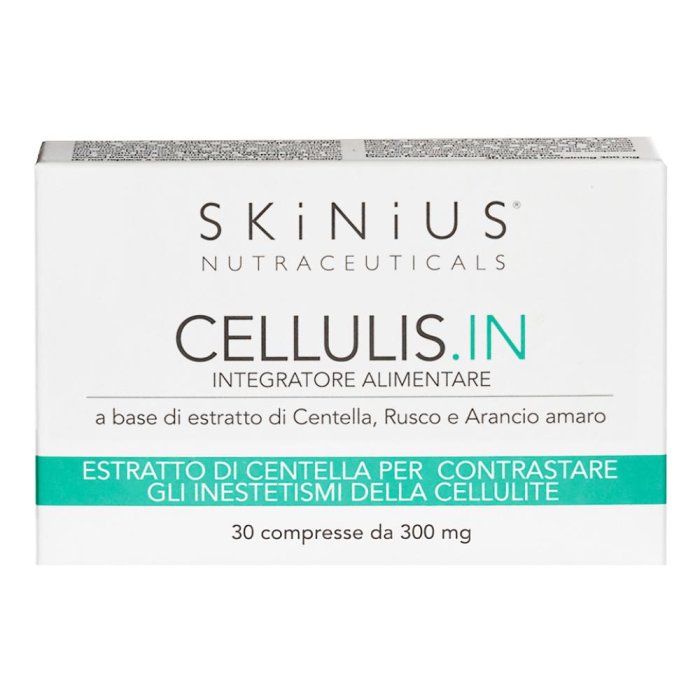 Skinius Cellulis-IN Compresse 30 Pezzi Integratore Anticellulite Drenante Rimodellante