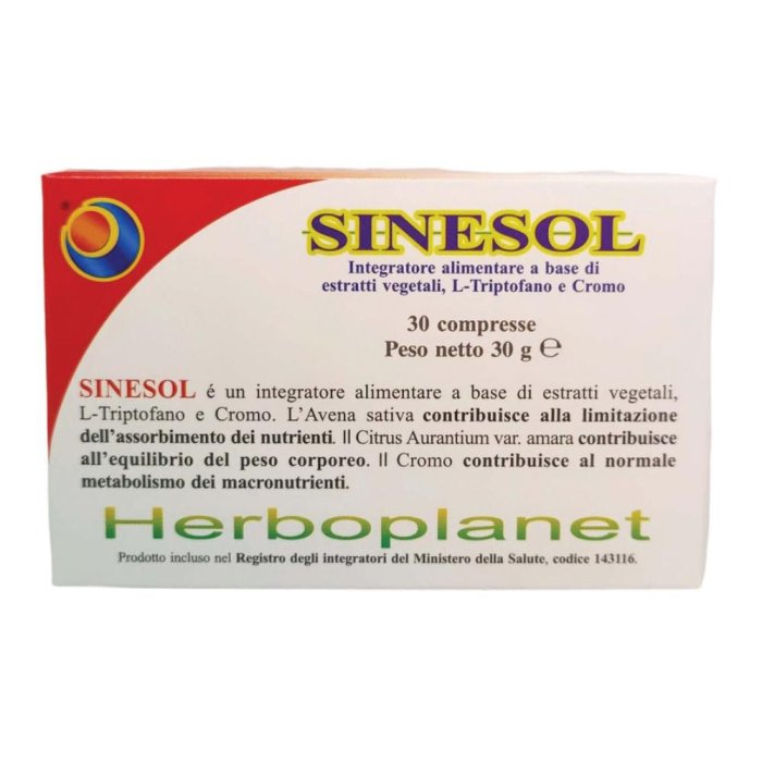 Sinesol 30 compresse - integratore per equilibrio del sistema nervoso