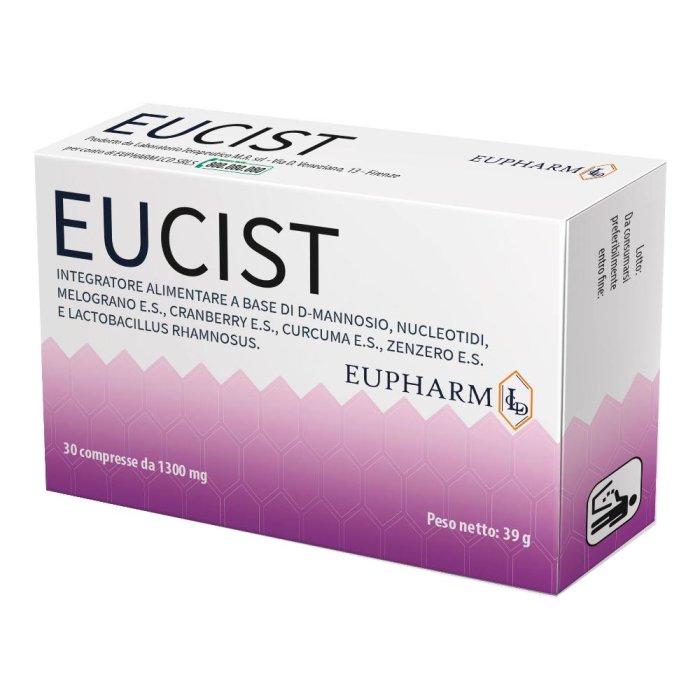Eucist: Integratore Naturale per il Benessere delle Vie Urinarie e della Flora Batterica  30 compresse