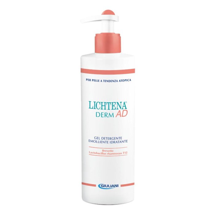 Lichtena  Derm AD Gel Detergente Emolliente Idratante Pelli Atopiche 400 ml