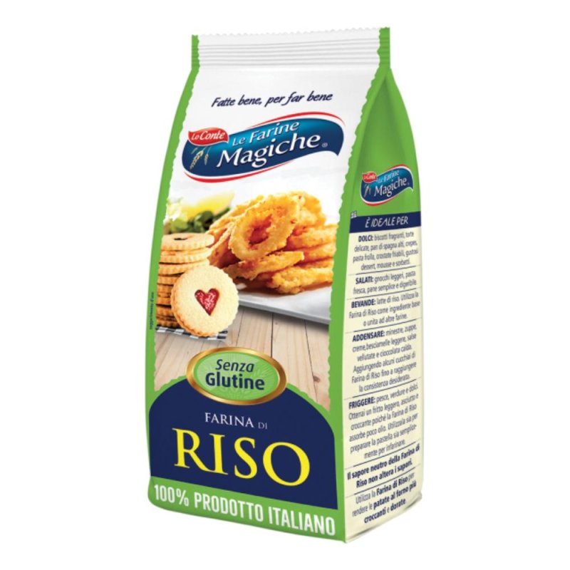 Ipafood Alimenti senza Glutine Impasti e Farine Farina di Riso 500 g