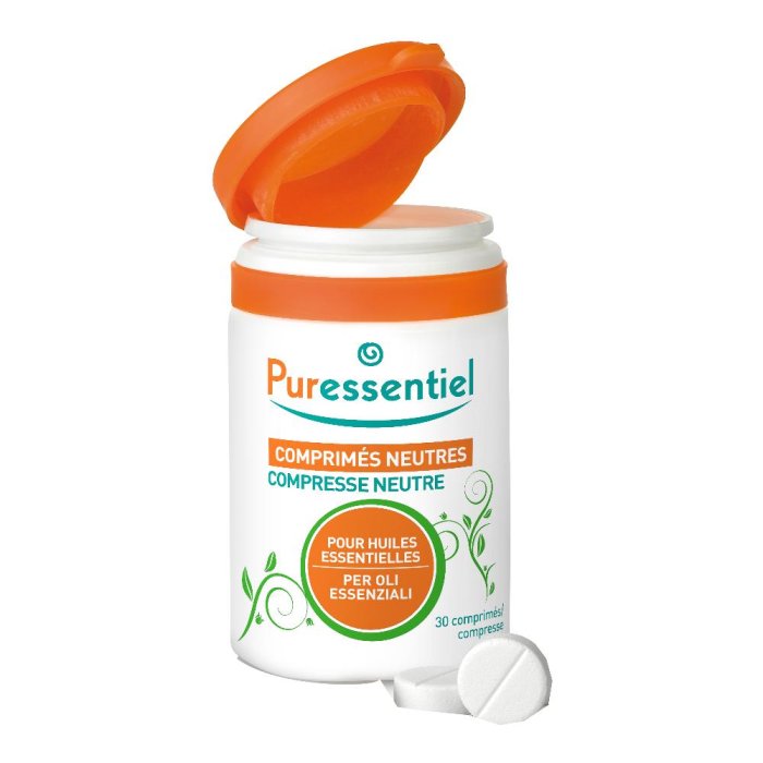 Puressentiel Compresse Neutre per Oli Essenziali 30 Compresse