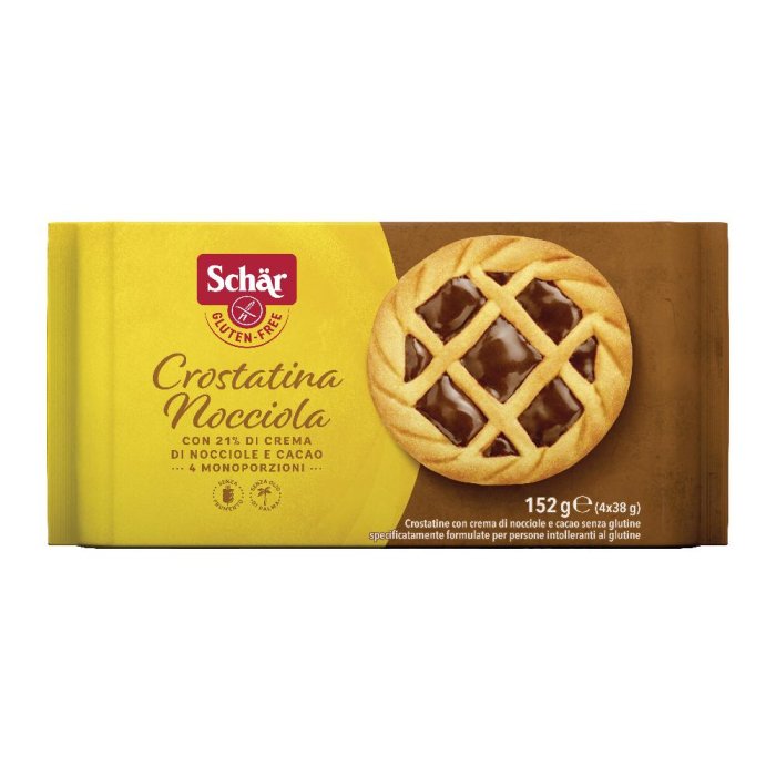 Schar Crostatina Nocciola Senza Glutine 4x38 Grammi