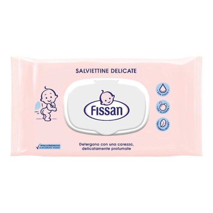 Fissan Baby Salviettine Delicate per il Cambio dei Bambini 65 Pezzi