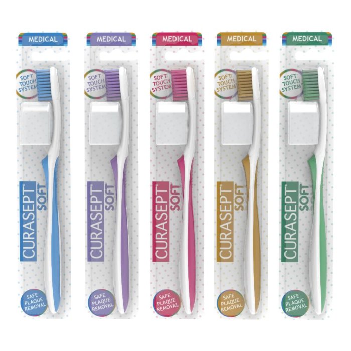 Curasept Spazzolino Soft Medical Vari Colori 1 Pezzo