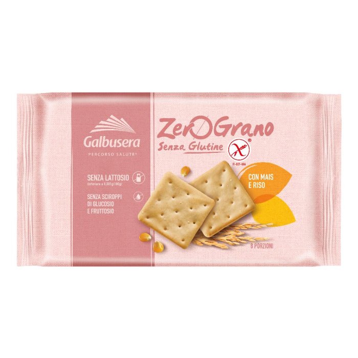 Galbusera Zerograno Cracker Con Riso E Mais Senza Glutine 320g