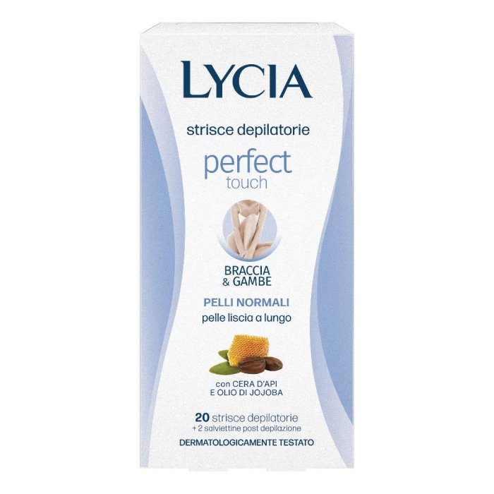 Lycia Strisce Depilatorie Perfect Touch Braccia&Gambe pelli normali 20 strisce