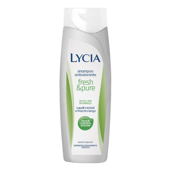Lycia Fresh And Pure Shampoo Antiodorante Per Tutti I Tipi Di Capelli 300 ml