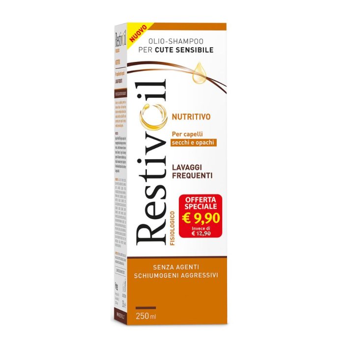 RestivOil Capelli Sani e Splendenti Fisiologico Nutritivo Shampoo 250 ml Taglio Prezzo