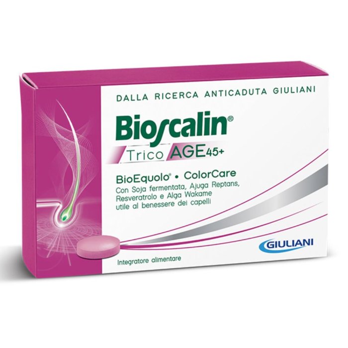 Bioscalin  Tricoage 45+ R-Plus BioEquolo Anticaduta Integratore 30 Compresse