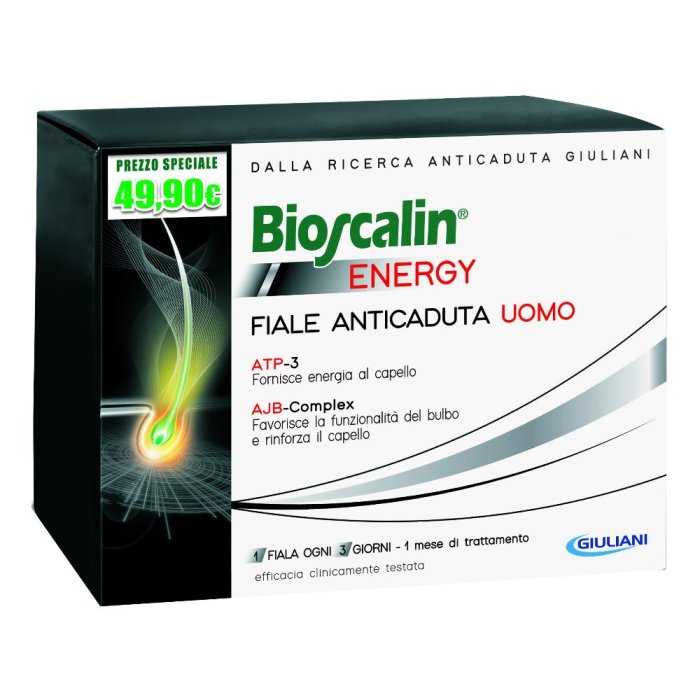Giuliani Bioscalin Energy Fiale Anticaduta Uomo 10 Fiale