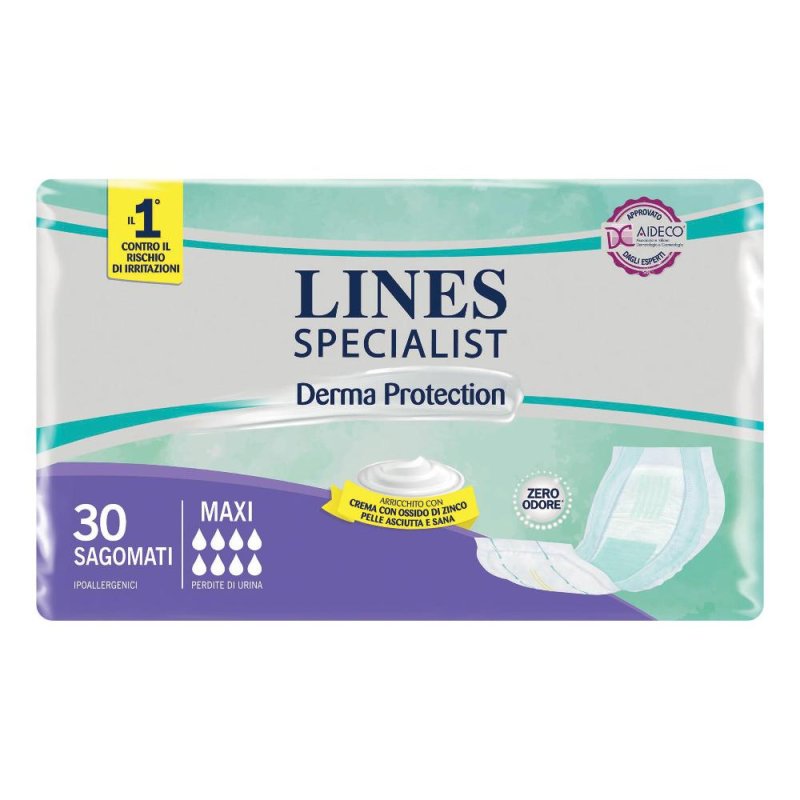 LINES SP DERM Sag.Maxi 30pz LINES SP DERM Sag.Maxi 30pz