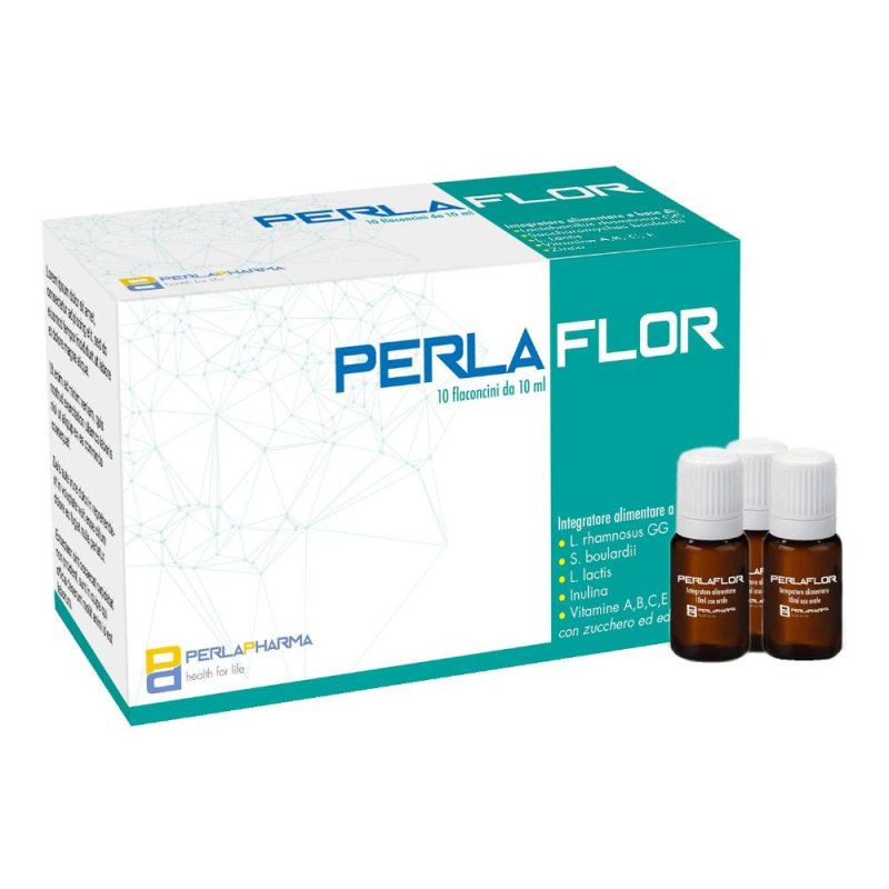 Perlaflor Integratore Alimentare in Flaconcini Orali, Confezione da Dieci Flaconcini da Dieci Millilitri