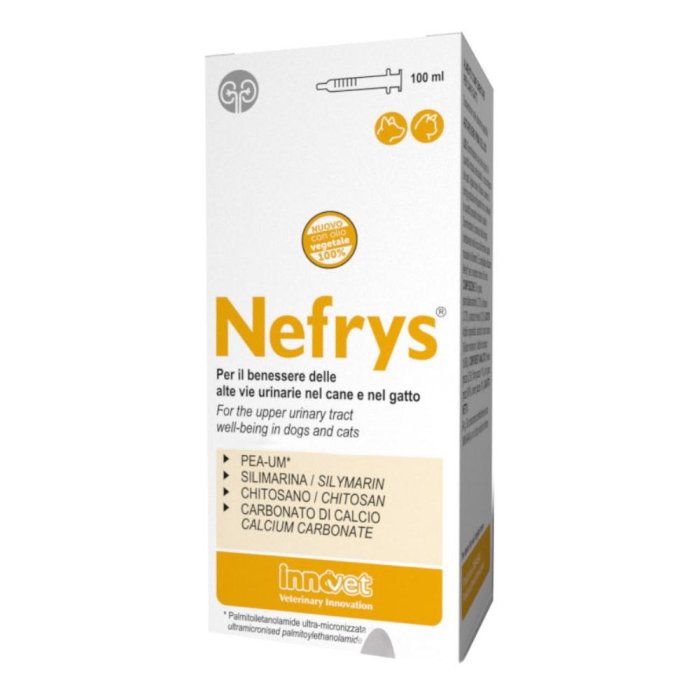 Innovet Nefrys Alimento Complementare per Cani e Gatti 100 ml