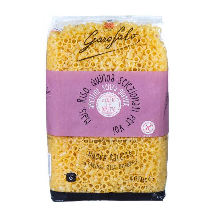 Pastificio Lucio Garofalo Garofalo Anellini Senza Glutine 400 G