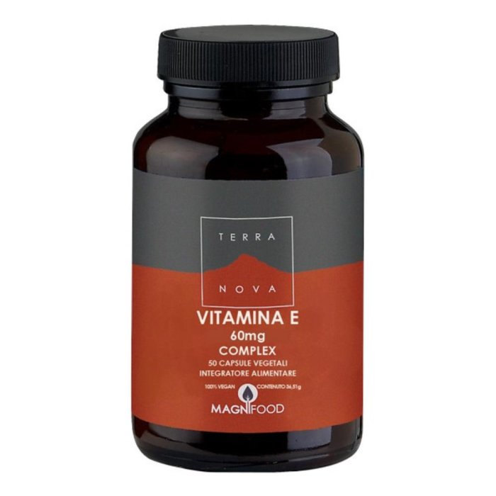 Terranova Vitamina E Integratore Alimentare Antiossidante 50 Capsule