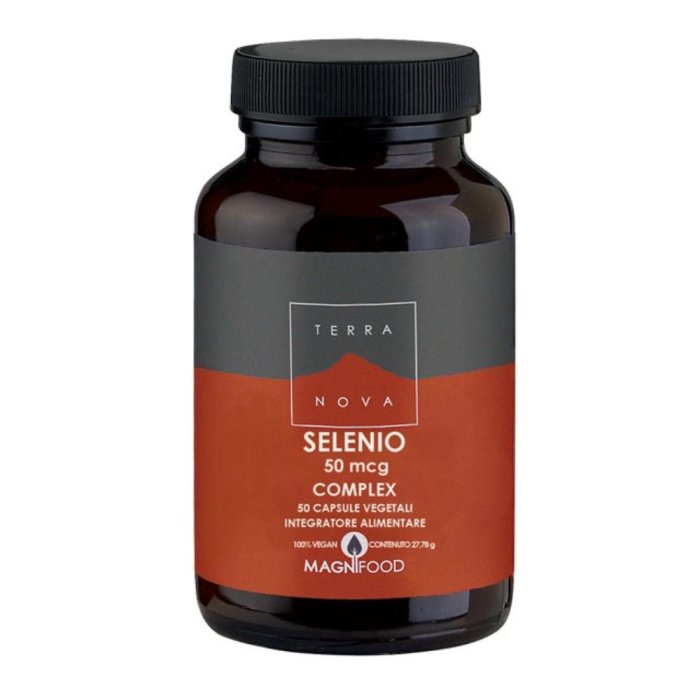 Terranova Selenio Complex Integratore Alimentare 50 Capsule – Selenio ad Alto Assorbimento con Complesso di Nutrienti Antiossidanti Naturali