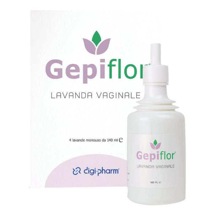 Gepiflor lavanda vaginale 140 millilitri confezione da 4 pezzi