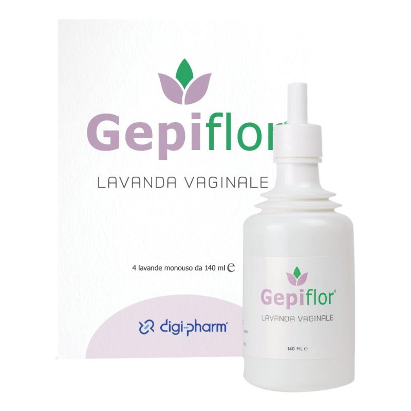 Gepiflor lavanda vaginale 140 millilitri confezione da 4 pezzi