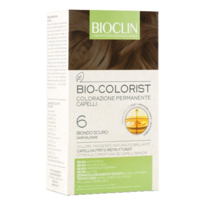 BIOCLIN Bio-Colorist - Colorazione Permanente Colore 6 Biondo Scuro