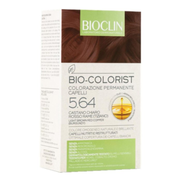 Bioclin Bio Colorist Colorazione Permanente Castano Chiaro Rosso Rame Tiziano