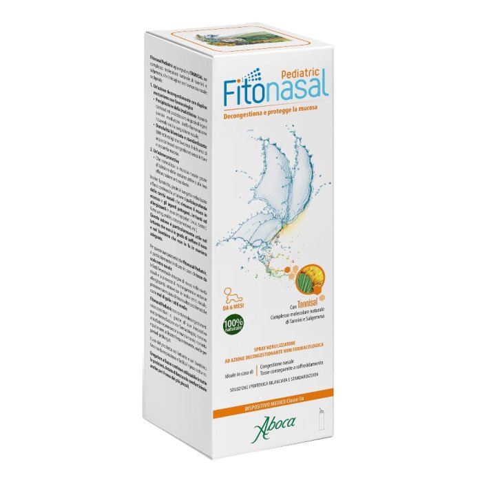 Aboca Fitonasal Pediatric spray decongestionante per il naso 125 ml