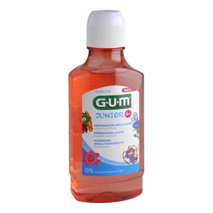 Gum Junior Monster Collutorio 300 Ml Per Bambini Dai 6 Anni In Su