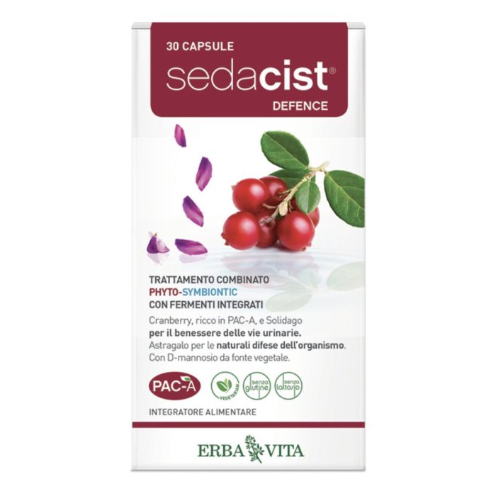 Erba Vita Linea Sedacist Defence Benessere e Protezione Vie Urinarie 15 + 15 Capsule