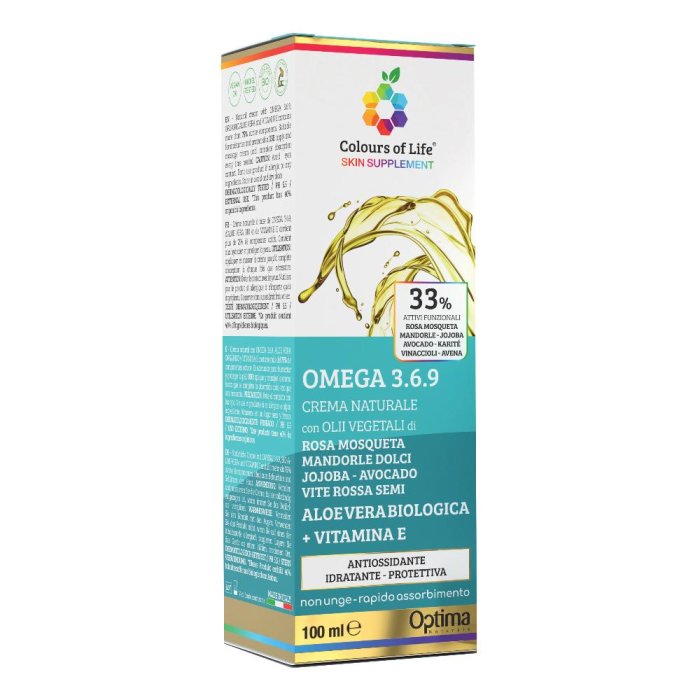 Optima Naturals Colours Of Life - Omega 3-6-9 Crema Naturale 100 ml